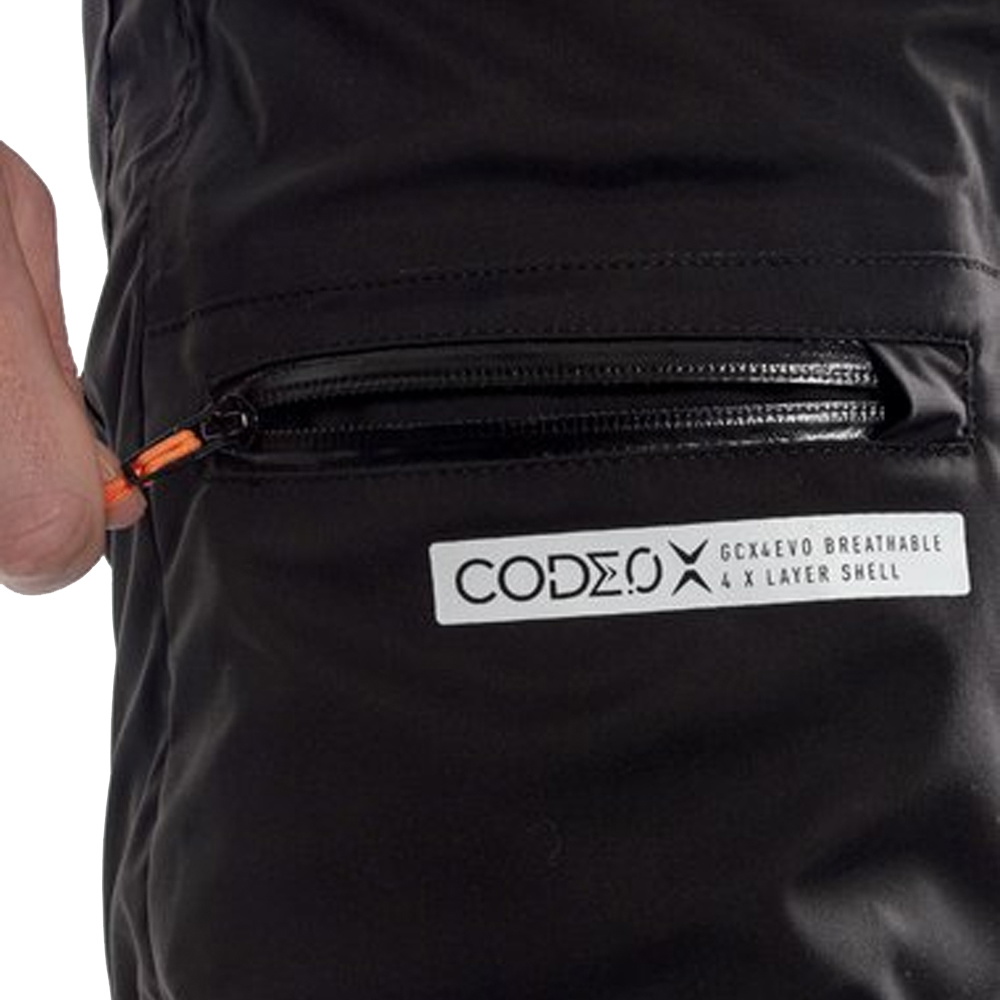 Gul Hommes Code Zero Combinaison Drysuit U-Zip Stretch GM0368-B9 - Black